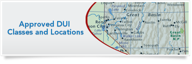 Approved DUI Classes and Locations Approved DUI Classes and Locations